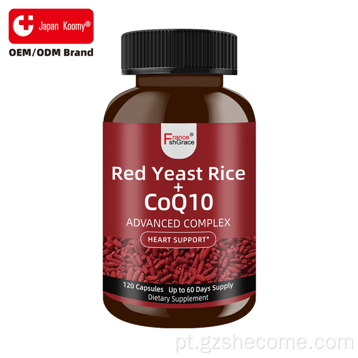Suplemento Shecome Red Yeast Rice CoQ10 para adultos